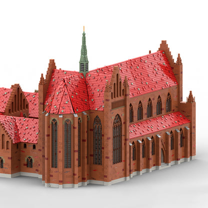 Goat Bricks Kloster St. Pius - North German Monastery Building Blocks Model