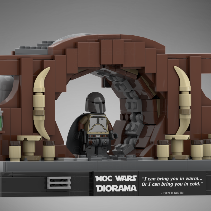 Goat Bricks Star Movie Hey Mando! (Diorama Collection - Mando Season 1) Building Blocks Model