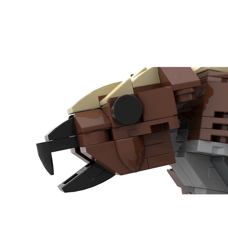 Goat Bricks Echidna Owlbear Building Blocks Model