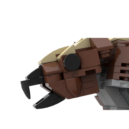 Goat Bricks Echidna Owlbear Building Blocks Model