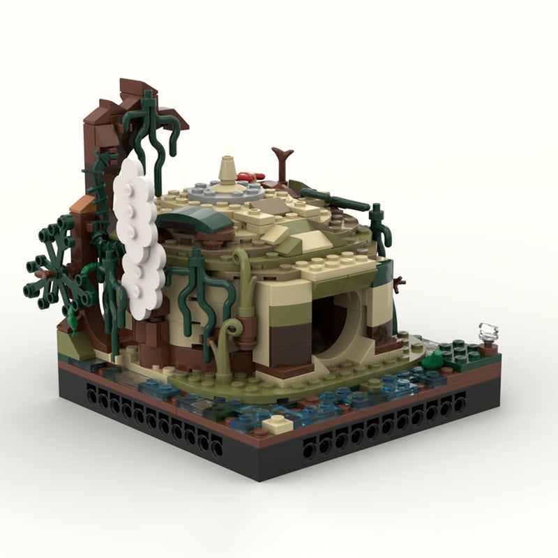 Goat Bricks Star Movie Yoda’s Hut MOD Building Blocks Model