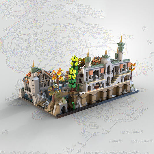 Goat Bricks Magical Movie Rivendell Mini Building Blocks Model