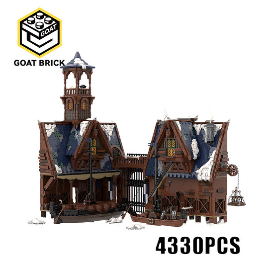 Goat Bricks UCS Esgaroth - part 1/8 - The Toll Gate Building Blocks Model