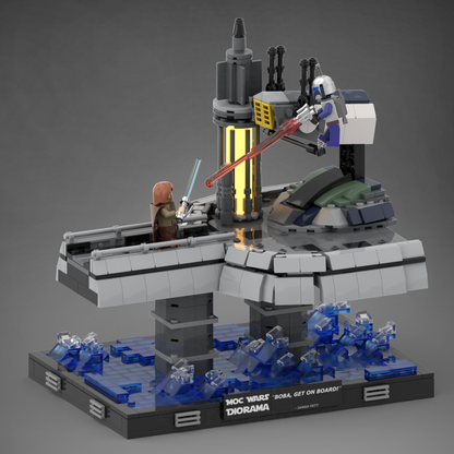 Goat Bricks Star Movie Duel on Kamino Building Blocks Model