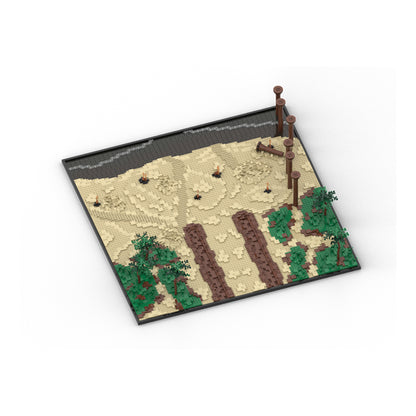 Goat Bricks Star Movie Kashyyyk Beach Building Blocks Model
