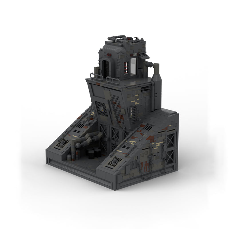 Goat Bricks Star Movie SW - Coruscant Lower Levels Building Blocks Model