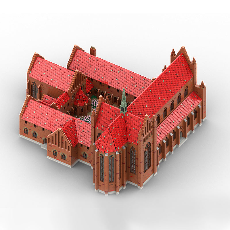 Goat Bricks Kloster St. Pius - North German Monastery Building Blocks Model