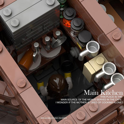 Goat Bricks MEDIEVAL MODULAR SERIES 1 - THE ARTISAN'S HAVEN Building Blocks Model