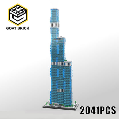 Goat Bricks The St. Regis Chicago 1:800 Scale Building Blocks Model