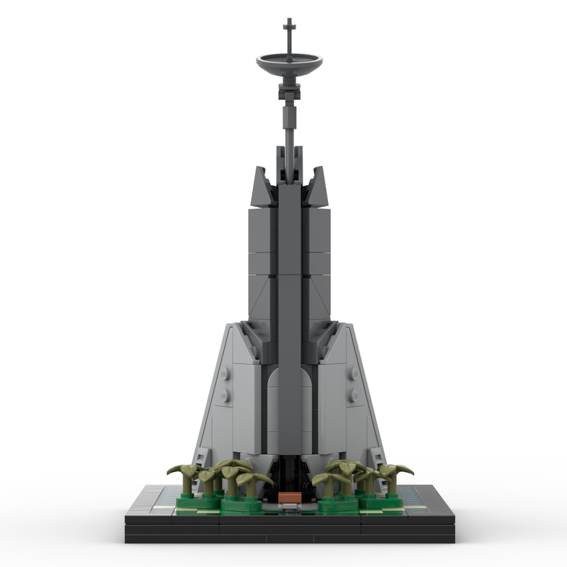 Goat Bricks Star Movie Scarif Citadel Tower - Architecture Scale Building Blocks Model