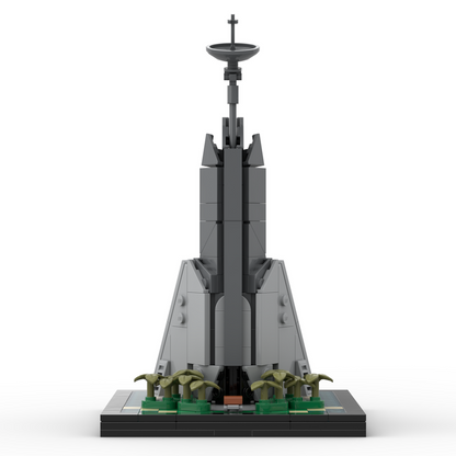 Goat Bricks Star Movie Scarif Citadel Tower - Architecture Scale Building Blocks Model
