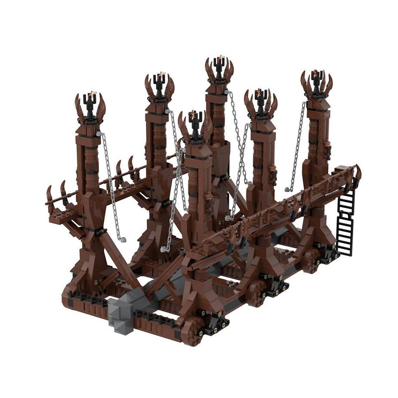 Goat Bricks Wolf's Head Grond Building Blocks Model