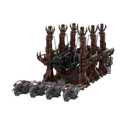 Goat Bricks Wolf's Head Grond Building Blocks Model