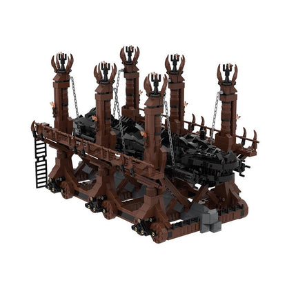 Goat Bricks Wolf's Head Grond Building Blocks Model