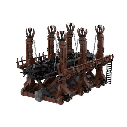 Goat Bricks Wolf's Head Grond Building Blocks Model
