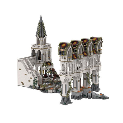 Goat Bricks UCS Rivendell - Gates of Imladris Building Blocks Model