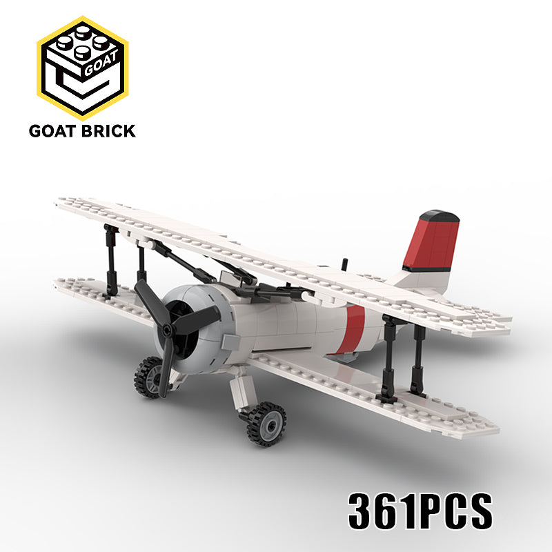 Goat Bricks Recon Biplane Mk.II Building Blocks Model
