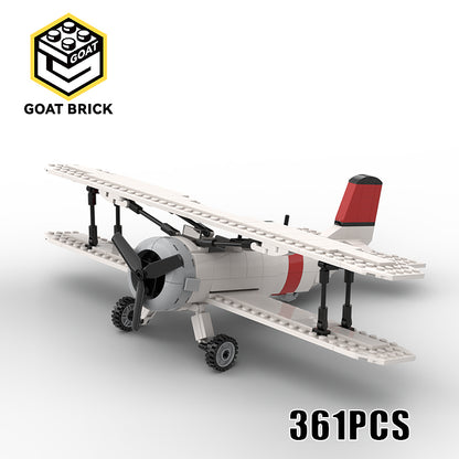 Goat Bricks Recon Biplane Mk.II Building Blocks Model