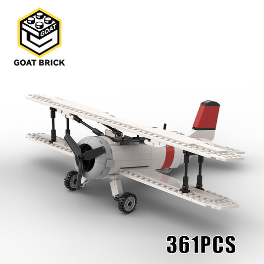 Goat Bricks Recon Biplane Mk.II Building Blocks Model