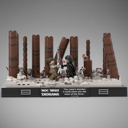 Goat Bricks Star Movie Duel on Starkiller Base Building Blocks Model