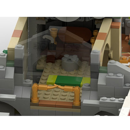 Goat Bricks Rivendell Horse Stables Building Blocks Model