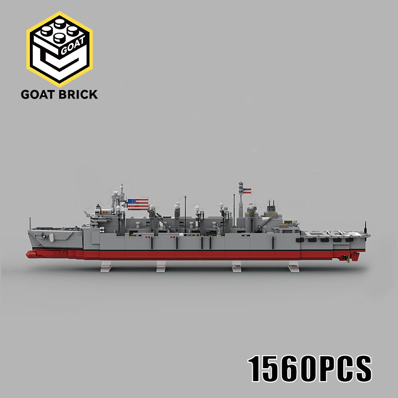 Goat Bricks USNS Supply (T-AOE 6) Building Blocks Model