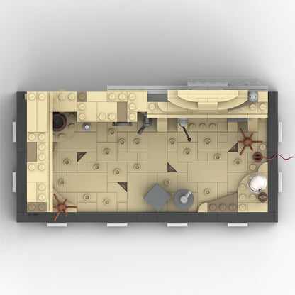 Goat Bricks Star Movie Streets of Mos Eisley Diorama Building Blocks Model