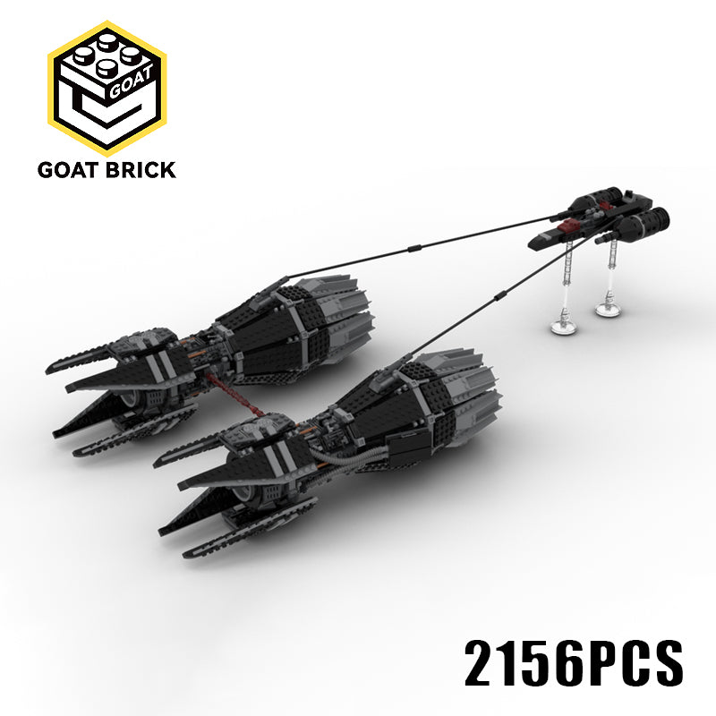 Goat Bricks Star Movie SW - Imperial Podracer Building Blocks Model