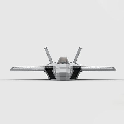 Goat Bricks Lockheed Martin F-22 Raptor Building Blocks Model