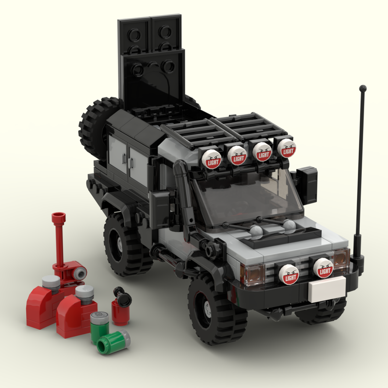 Goat Bricks City Car Off-Road Expeditions Nomad Building Blocks Model