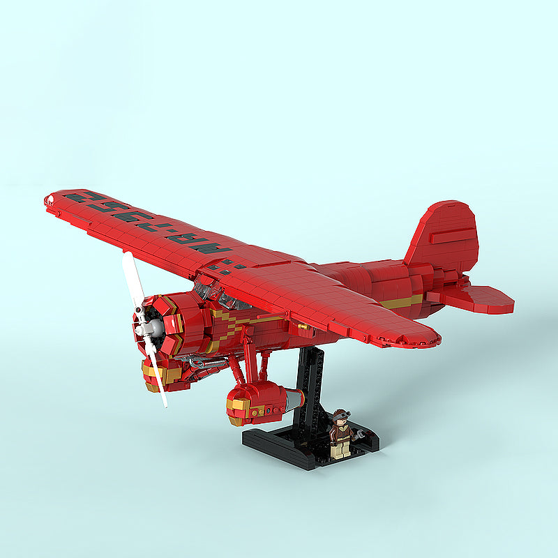 Goat Bricks Lockheed Vega 5B MOC Building Blocks Model