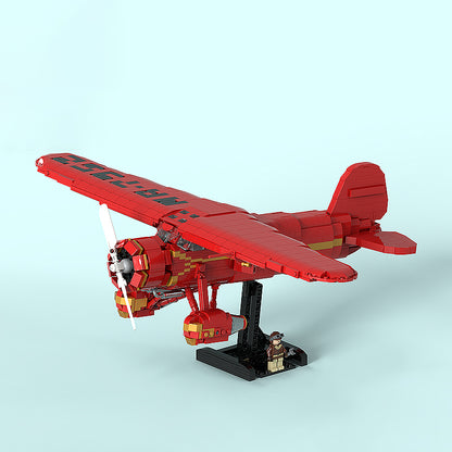Goat Bricks Lockheed Vega 5B MOC Building Blocks Model