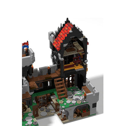 Goat Bricks MOC - 6086 Black Knight's Castle Remake Building Blocks Model