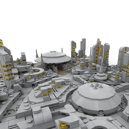 Goat Bricks Coruscant Diorama Building Blocks Model