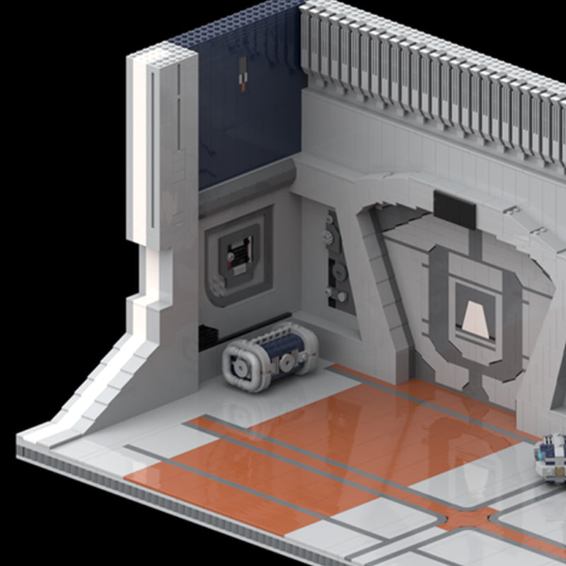 Goat Bricks Star Movie KUS Hangar Building Blocks Model