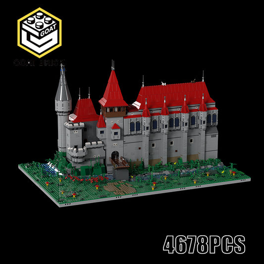 Goat Bricks Corvin Castle from Romania Building Blocks Model