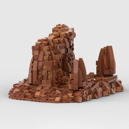 Goat Bricks Star Movie Geonosis Big Landscape MOC Building Blocks Model