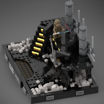 Goat Bricks Star Movie Carbonite Freezing Chamber Duel Building Blocks Model