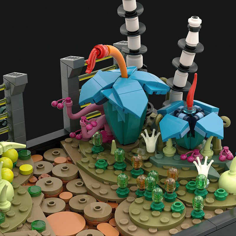 Goat Bricks Felucia Diorama - Order 66 Building Blocks Model