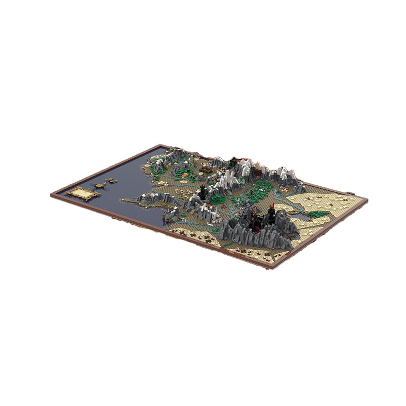 Goat Bricks UCS Middle Earth Map Building Blocks Model