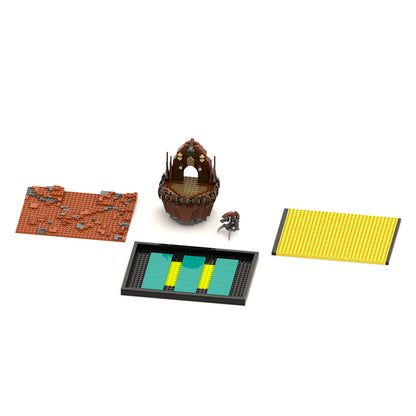 Goat Bricks Star Movie Geonosian Arena Building Blocks Model