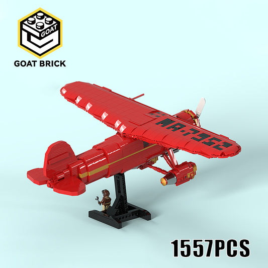 Goat Bricks Lockheed Vega 5B MOC Building Blocks Model
