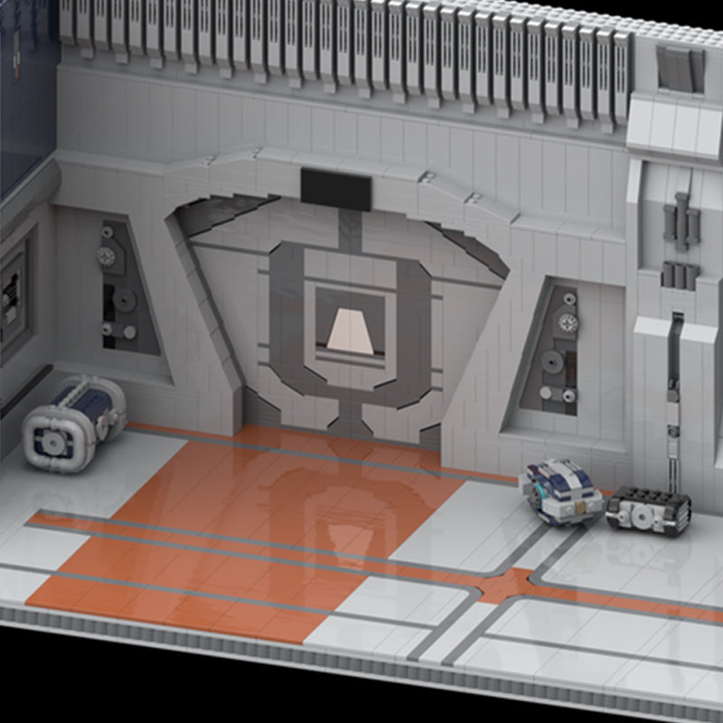 Goat Bricks Star Movie KUS Hangar Building Blocks Model