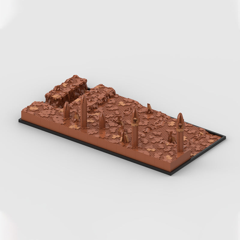 Goat Bricks Star Movie Geonosis Battlefront II Building Blocks Model