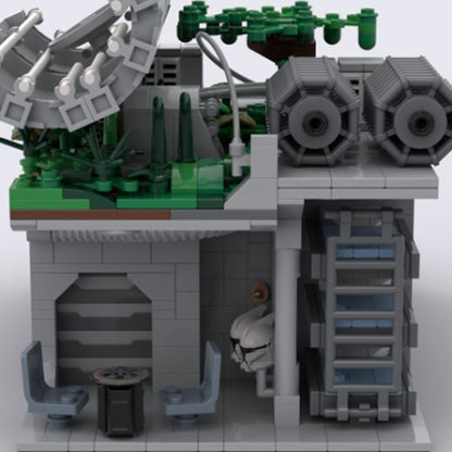 Goat Bricks Star Movie Small Clone Outpost Building Blocks Model