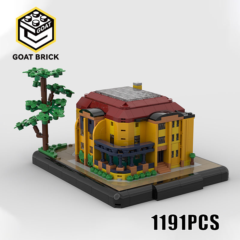 Goat Bricks Villa Esche - Chemnitz Building Blocks Model
