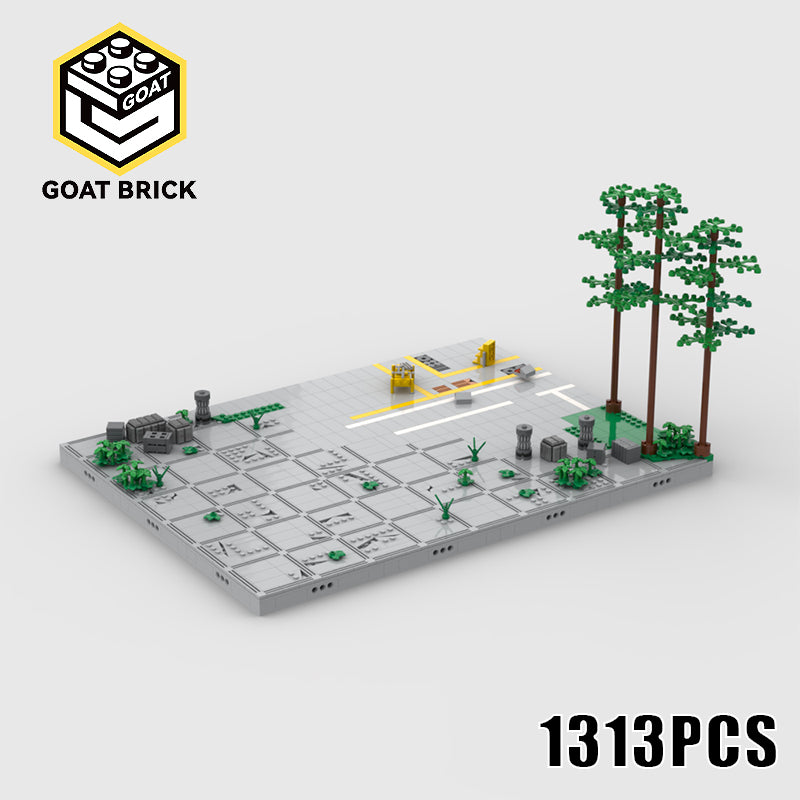Goat Bricks Star Movie Yavin 4 Rebel Base - Display for Set 75365 Building Blocks Model