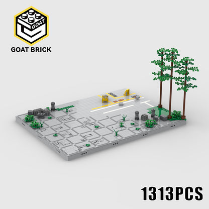 Goat Bricks Star Movie Yavin 4 Rebel Base - Display for Set 75365 Building Blocks Model