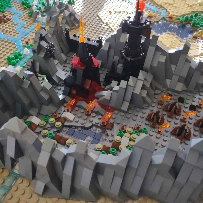 Goat Bricks UCS Middle Earth Map Building Blocks Model