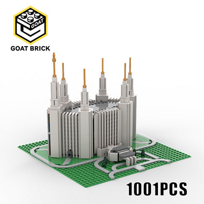 Goat Bricks Washington D.C. Temple Building Blocks Model